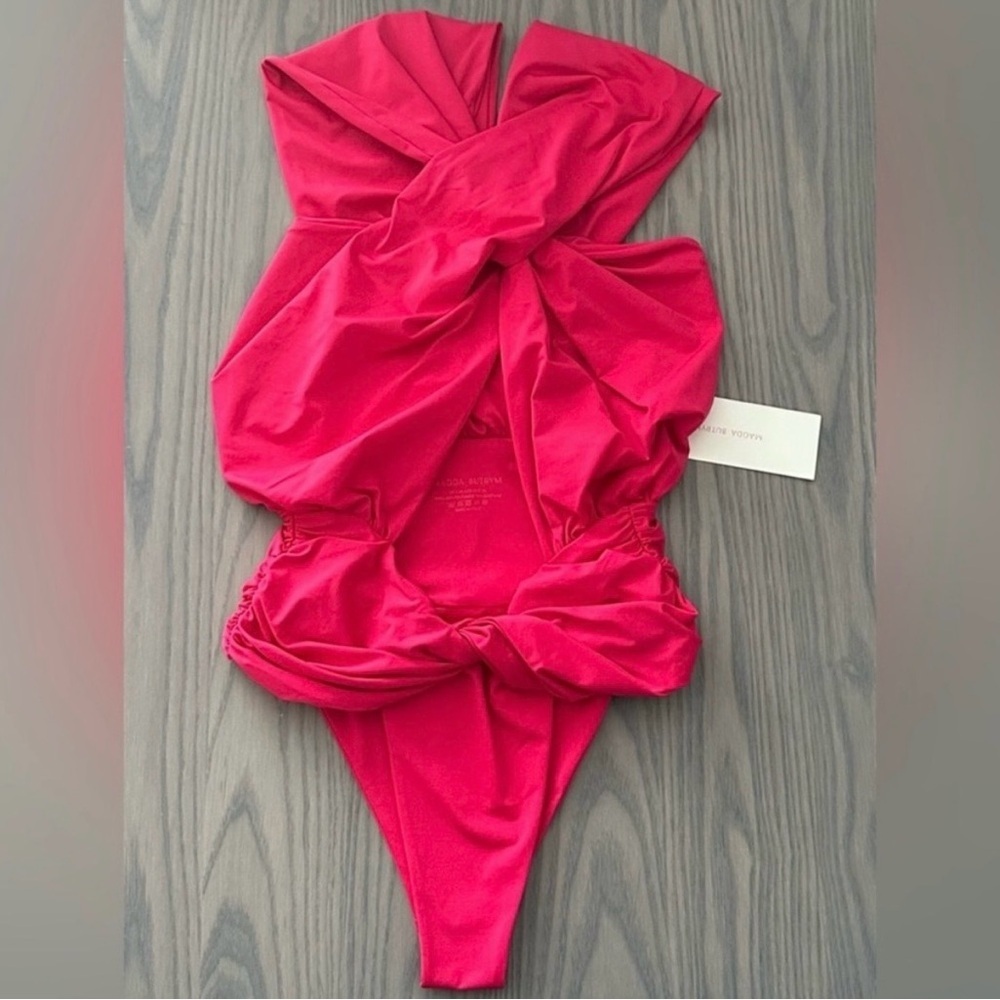 MAGDA BUTRYM WARP CUTOUT SWIMSUIT - Picture 5 of 8